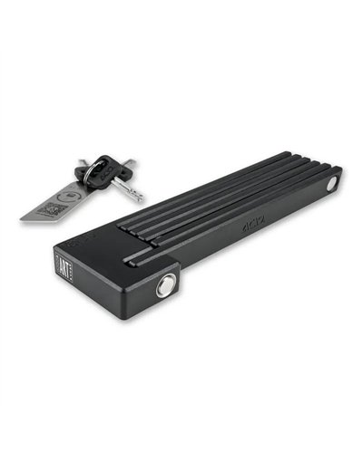 Acid Rigid 100 Pure Folding Lock, Black (Three Keys Included)