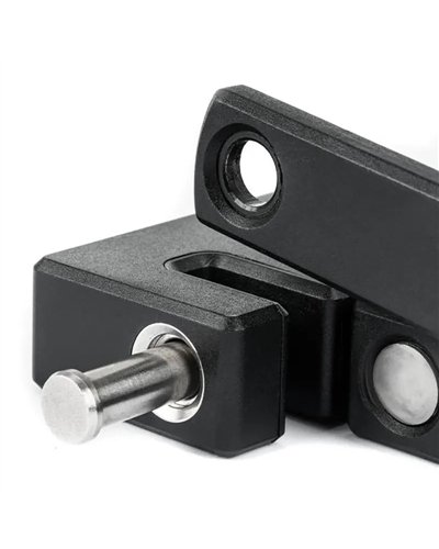 Acid Rigid 100 Pure Folding Lock, Black (Three Keys Included)