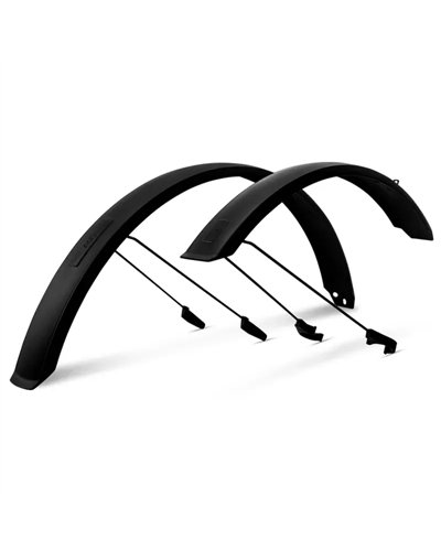 Acid MTB Mudguard Set 75 29" BB Mount 2.0, Black