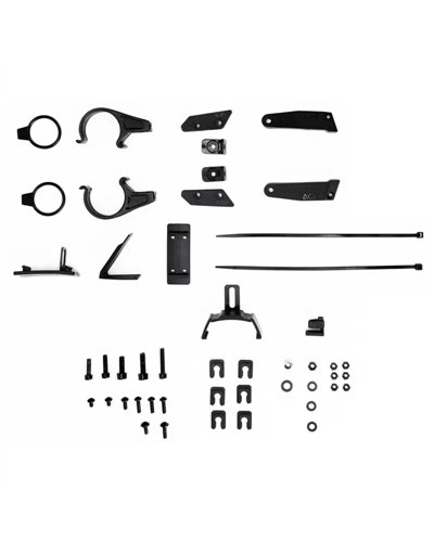 Acid MTB Mudguard Set 75 29" BB Mount 2.0, Black
