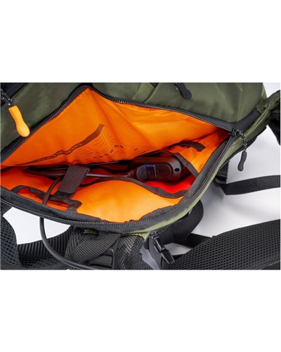 Acid HPA 3000 Luce a LED MTB/Gravel Fissaggio Casco/Fascia + PowerBank, Grigio Canna di Fucile/Grigio Siderale