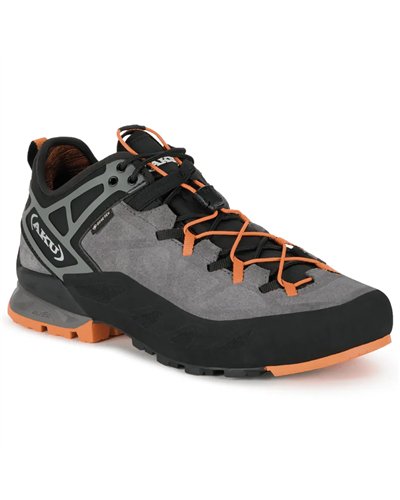 Aku Rock DFS II GTX Gore-Tex Men's Approach Shoes, Grey/Orange