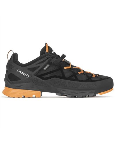 Aku Rock DFS GTX Gore-Tex Scarpe Avvicinamento Uomo, Nero/Arancio