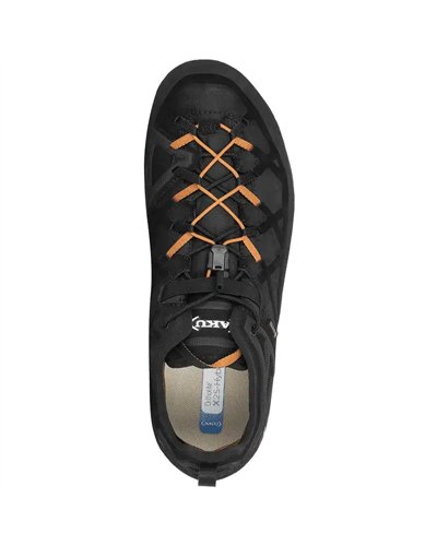 Aku Rock DFS GTX Gore-Tex Scarpe Avvicinamento Uomo, Nero/Arancio