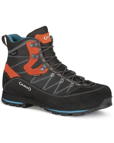 Aku Trekker Lite III GTX Gore-Tex Scarponi Uomo, Grigio Scuro/Arancio