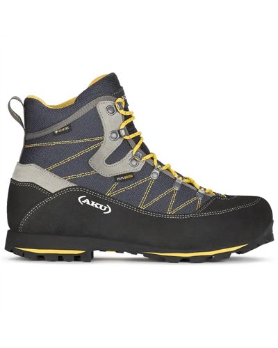 Aku Trekker Lite III Wide GTX Gore-Tex Men's Trekking Boots, Anthracite/Mustard