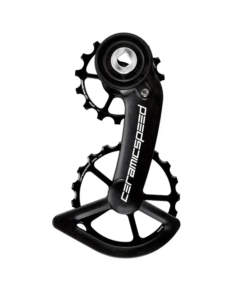 CeramicSpeed 107380 Pulegge OSPW Sram Rosso/Force AXS Alt Nero Rivestito