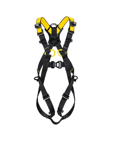 Petzl Newton Harness Size 1, Black/Yellow (INT)