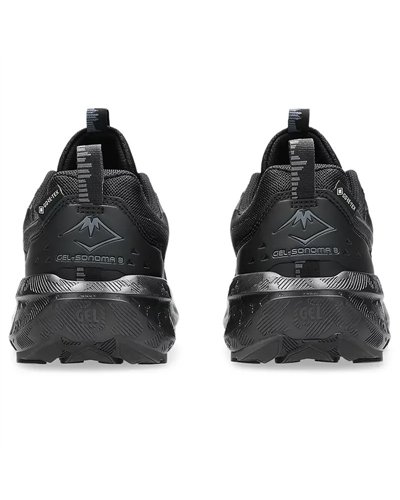 Asics Gel-Sonoma 8 GTX Gore-Tex Women's Trail Running Shoes, Black/Carrier Grey