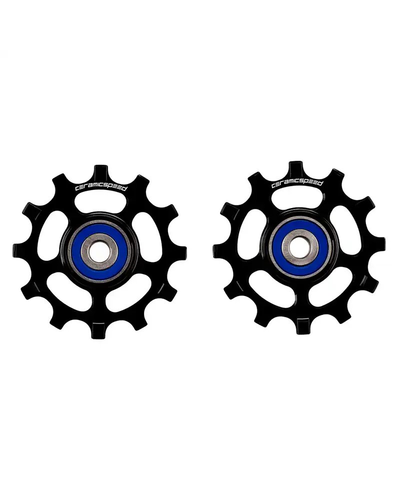 CeramicSpeed Coppia Pulegge Alluminio 11V Nero Shimano Nw9100/8000/Rx800/GRX