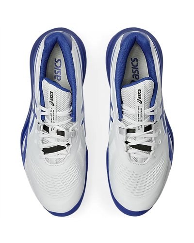 Asics Gel-Resolution X Men's Tennis Shoes, White/Dark Cobalt