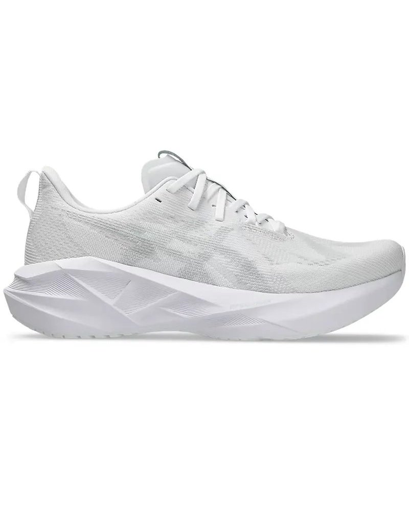 Asics Novablast 5 Scarpe Running Uomo, White/Piedmont Grey
