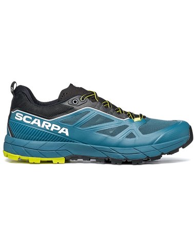 Scarpa Rapid Men's Approach Shoes, Blue/Acid Lime