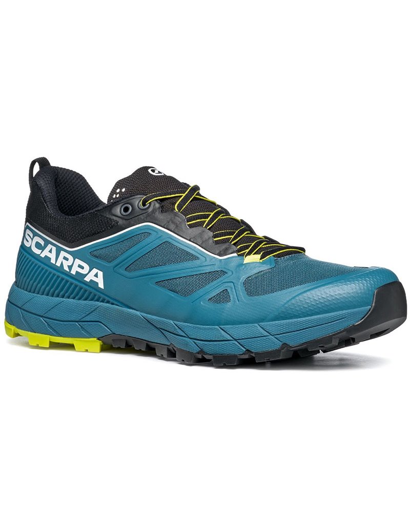 Scarpa Rapid Men's Approach Shoes, Blue/Acid Lime