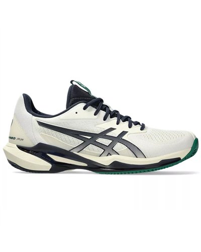 Asics Solution Speed FF 3 Clay Men's Tennis Shoes, Cream/Midnight