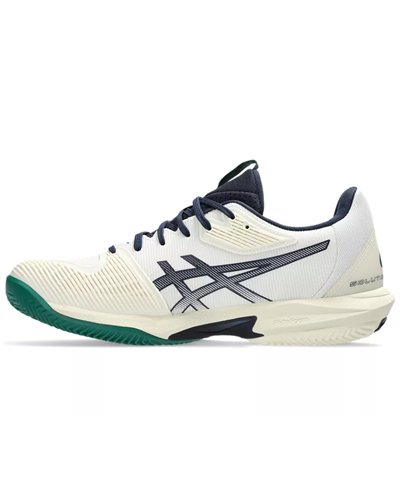 Asics Solution Speed FF 3 Clay Men's Tennis Shoes, Cream/Midnight