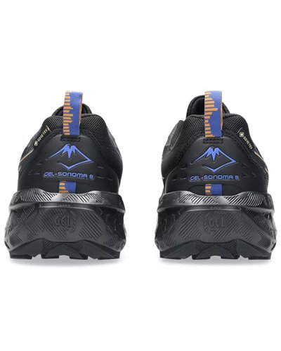 Asics Gel-Sonoma 8 GTX Gore-Tex Scarpe Trail Running Uomo, Black/Dark Cobalt