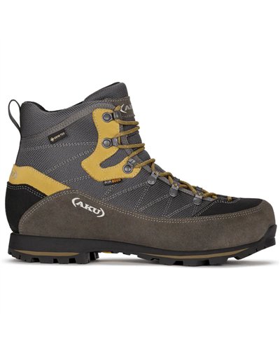 Aku Trekker Lite III GTX Gore-Tex Men's Trekking Boots, Dark Grey/Mustard