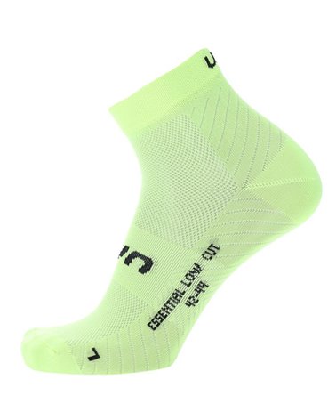 UYN Essential Low Cut Calze Unisex, Lime Acido (2 Paia)