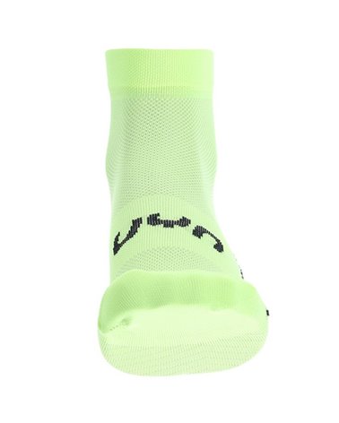 UYN Essential Low Cut Unisex Socks, Acid Lime ( 2 Pair Pack)