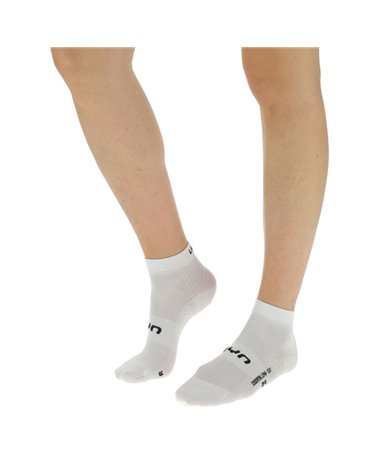 UYN Essential Low Cut Unisex Socks, White ( 2 Pair Pack)