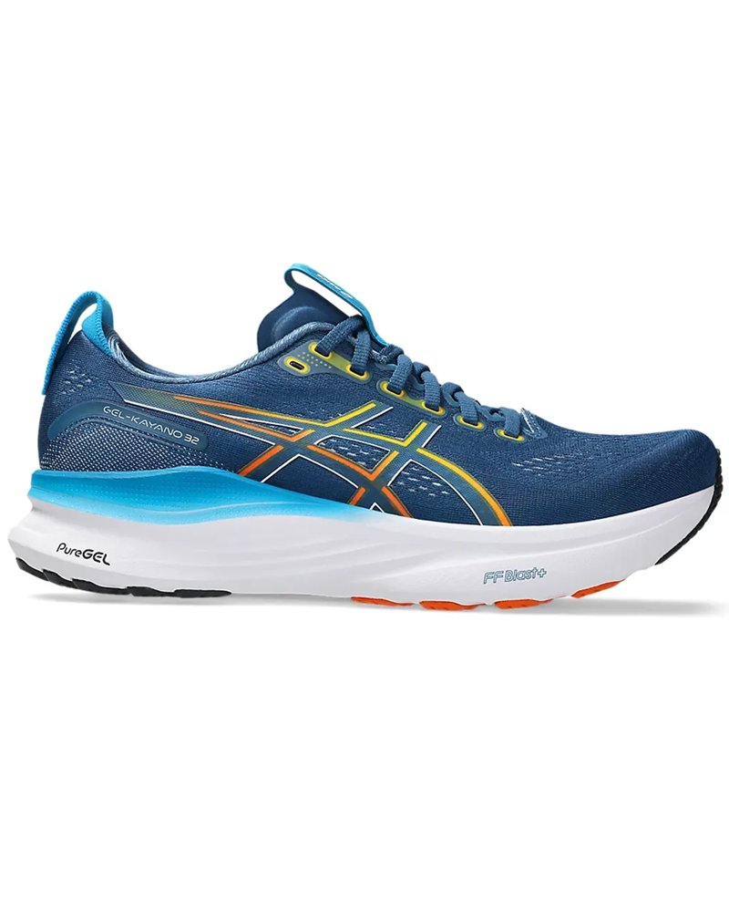 Asics Gel-Kayano 32 Men's Running Shoes, Twilight Blue/Anzu