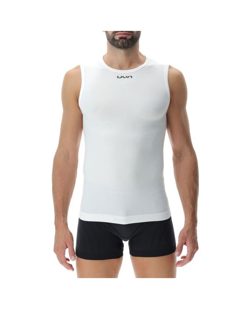UYN Motyon 2.0 Men's Underwear Sleeveless, White