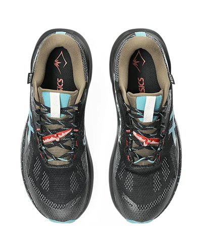 Asics Gel-Trabuco 14 GTX Gore-Tex Scarpe Trail Running Uomo, Black/Misty Pine