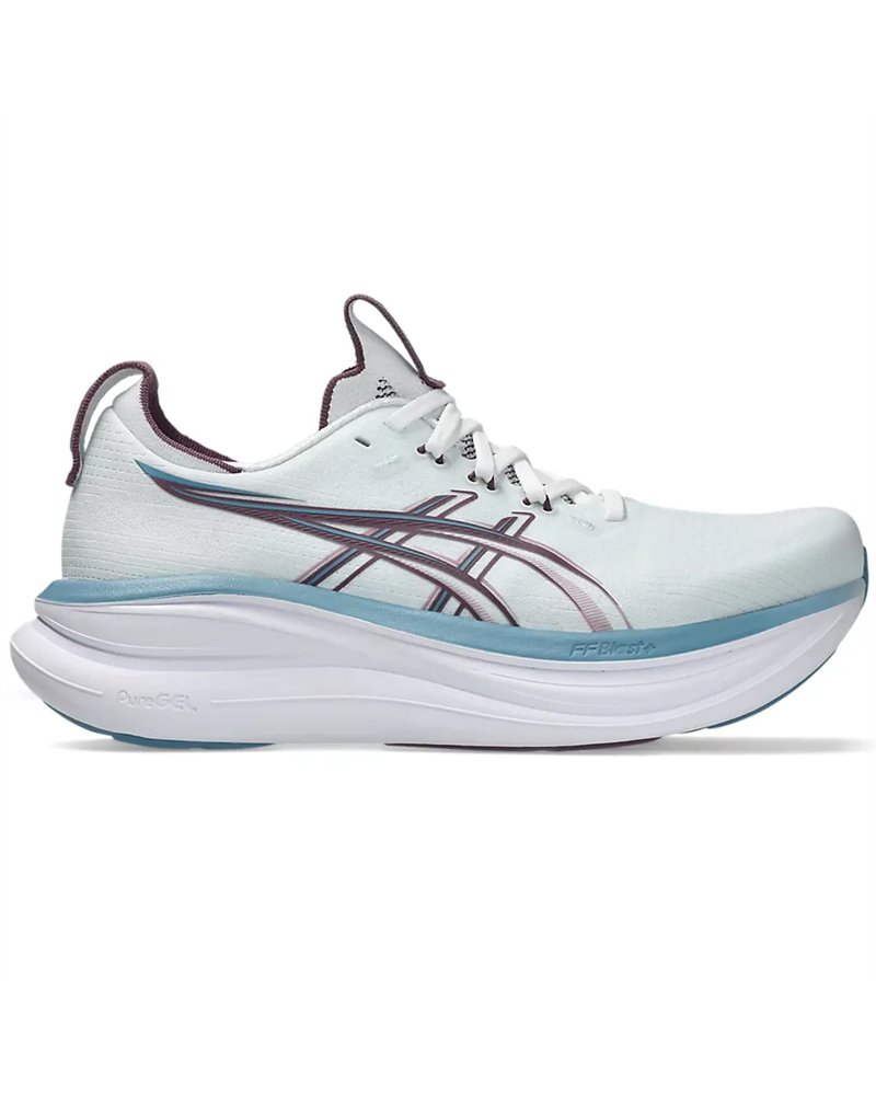 Asics Gel-Nimbus 28 Women's Running Shoes, Arctic Blue/Velvet Purple
