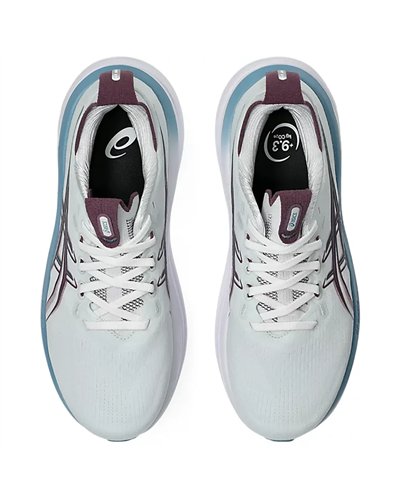 Asics Gel-Nimbus 28 Women's Running Shoes, Arctic Blue/Velvet Purple