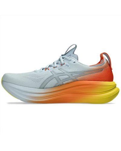 Asics Gel-Nimbus 28 Men's Running Shoes, Sky/Sun Peach