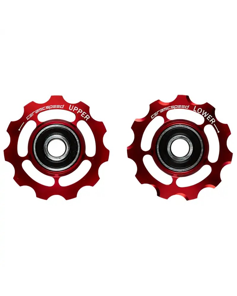 CeramicSpeed 101694 Pulegge Shimano 11s road Rosso
