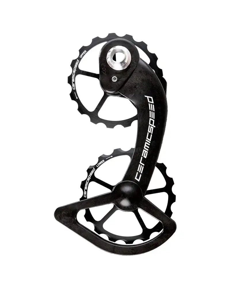 CeramicSpeed 101635 Pulegge OSPW Shimano 10 + 11s DA/Ultegra 9000/6800 + prior Nero
