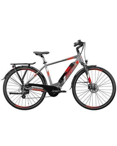Atala e-Bike Clever 6.2 LT 7sp AM80 418Wh, Anthracite/Fluo Red Matt