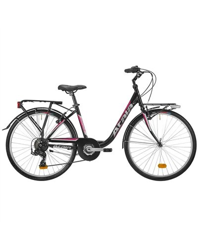 Atala Grifone 26" Shimano Tourney 7V, Nero/Fuchsia