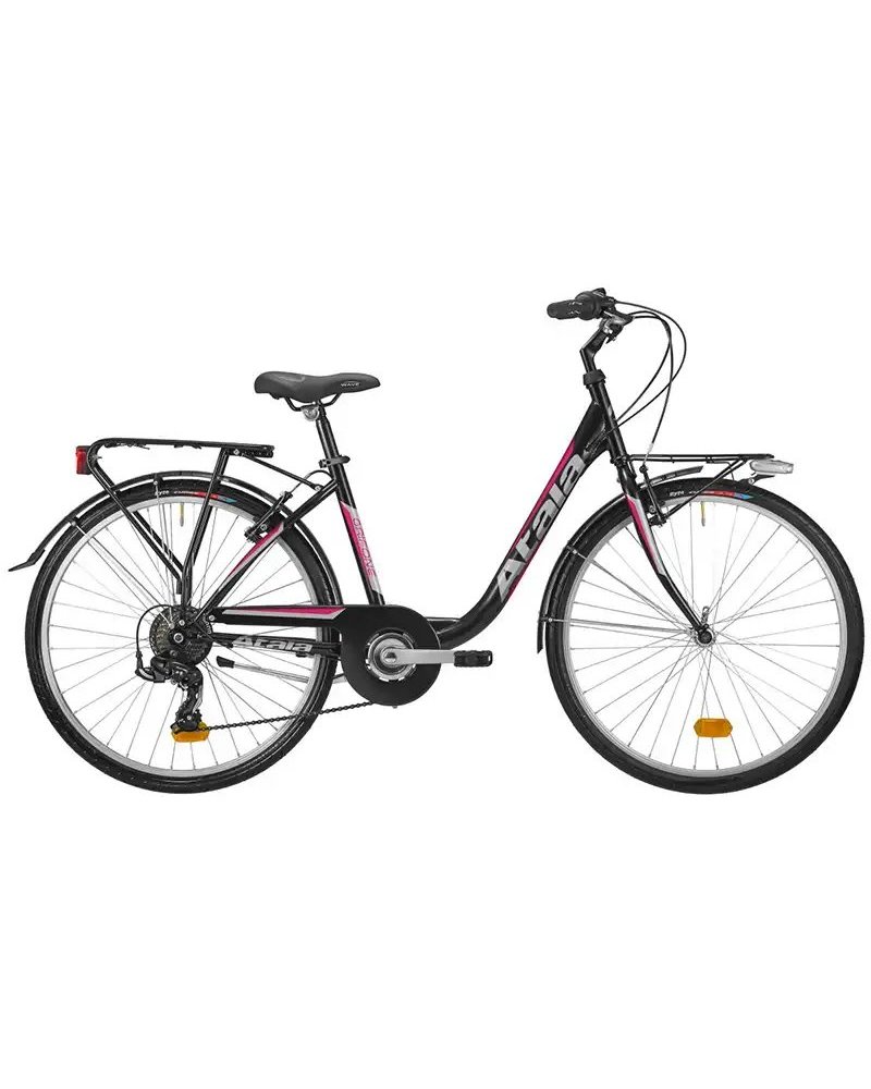 Atala Grifone 26" Shimano Tourney 7sp, Black/Fuchsia