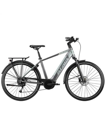 Atala e-Bike B-Tour A6.1 Uomo Shimano Alivio 9V Bosch Performance 400Wh, Antracite/Verde Opaco