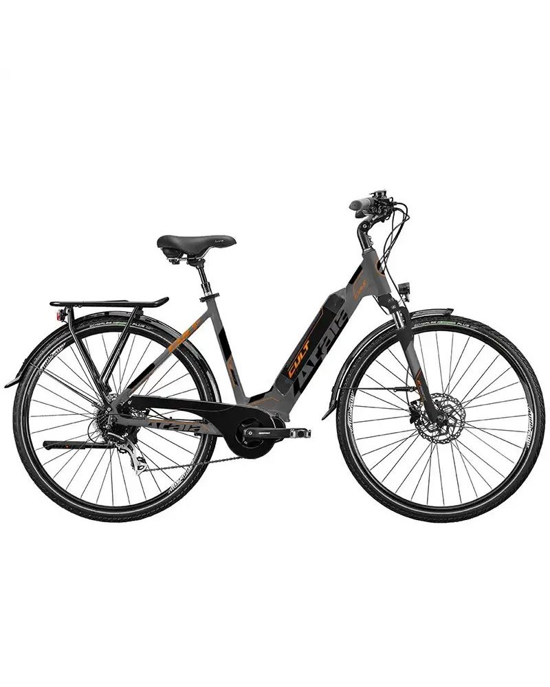 Atala e-Bike Cult 8.1 28" Donna LT 9V AM80 504Wh, Antracite/Arancio Opaco