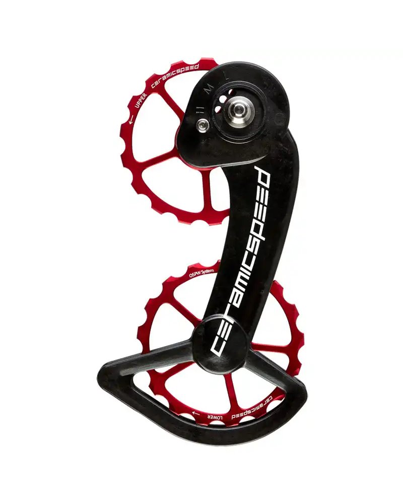 CeramicSpeed 101663 Pulegge OSPW Sram 10+11s Mechanical Rosso