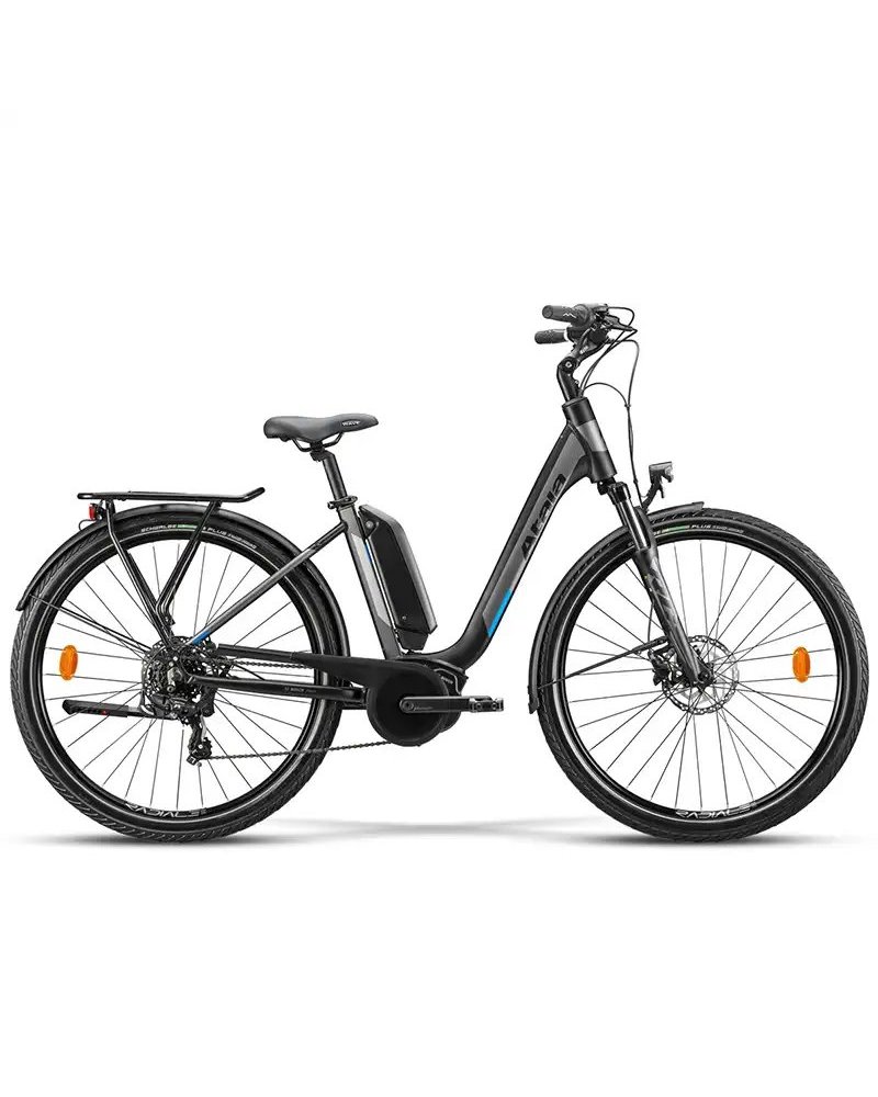 Atala e-Bike B-Easy A5.4 7V Bosch Active 400Wh Taglia 47, Nero/Antracite Opaco