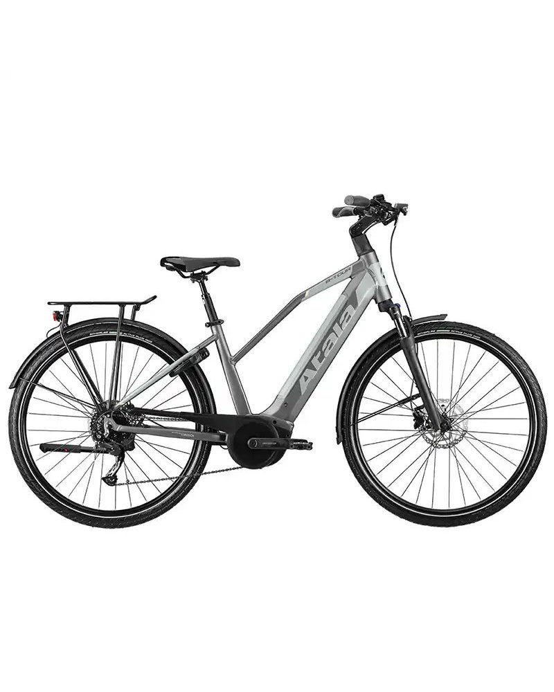 Atala e-Bike B-Tour A7.4 Lady Sram X5 9sp Bosch Performance 500Wh Size 45, Anthracite/Green Matt