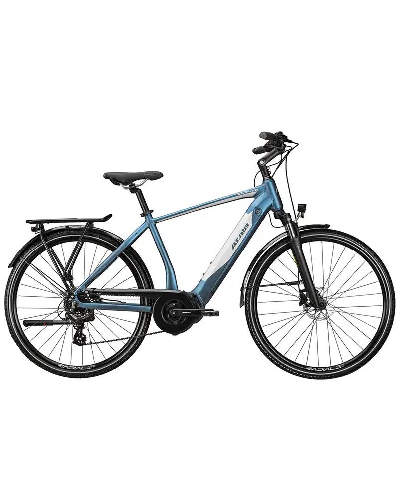 Atala e-Bike Clever 7.4 Uomo Shimano Altus 7V AM80 Agile GEN2 522Wh Taglia 54, Blu Navy