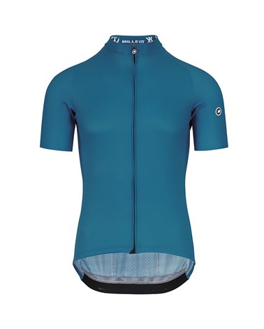 Assos Mille GT Summer C2 Men's Short Sleeve Full Zip Cycling Jersey, Adamant Blue
