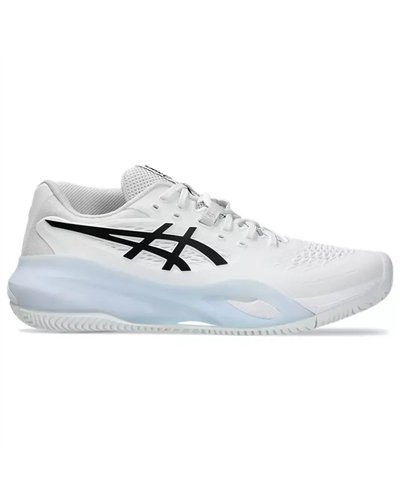 Asics Gel-Resolution X Clay Men's Tennis Shoes, White/Black