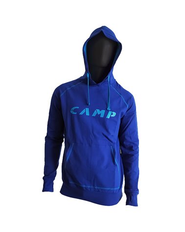 Camp Men's Hoodie, Dark Blue/Light Blue
