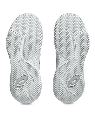 Asics Gel-Resolution X Clay Women's Tennis Shoes, White/Pure Silver