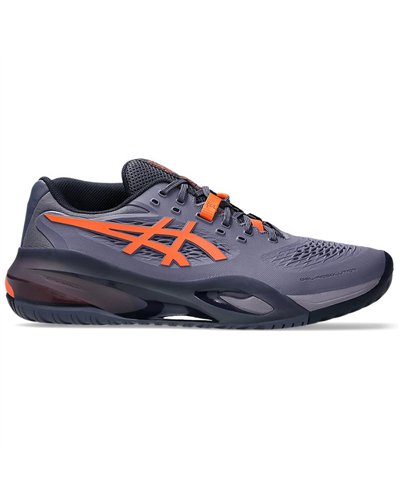 Asics Gel-Resolution X Men's Tennis Shoes, Greyish Purple/Nova Orange