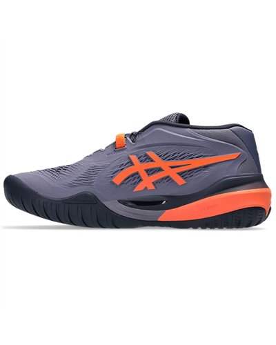 Asics Gel-Resolution X Scarpe Tennis Uomo, Greyish Purple/Nova Orange