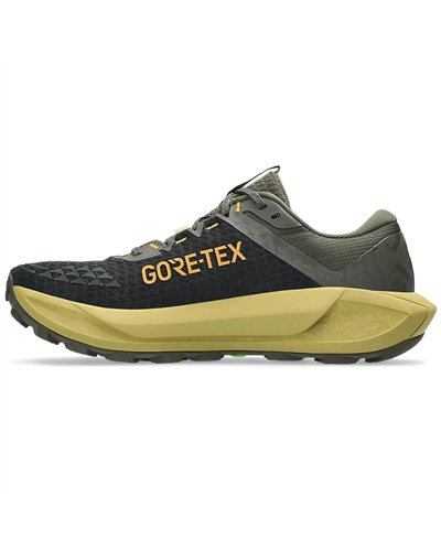 Asics Gel-Trabuco 13 GTX Gore-Tex Men's Trail Running Shoes, Black/Whisper Green