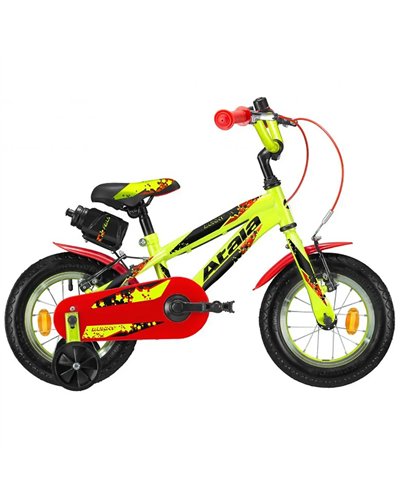 Atala Bunny Boy 12" 1s, Neon Yellow/Red